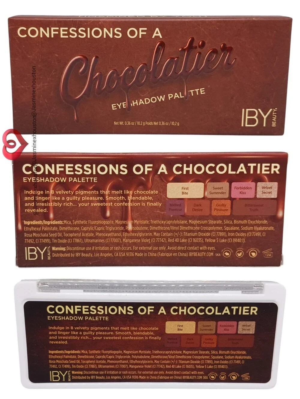 🎉3•$13/4•$16🎉 IBY BEAUTY Confessions Of A Chocolatier Eyeshadow Palette